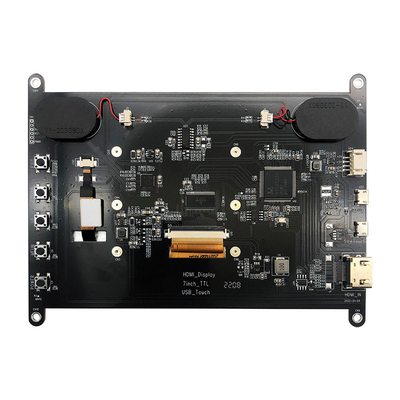 exhibición capacitiva de la pulgada HDMI de la pantalla táctil 800x480 7 compatible con la frambuesa pi 3 4 5