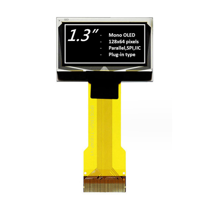 1Modulo de pantalla OLED monocromático de.3 pulgadas 128x64 píxeles Blanco/azul opcional