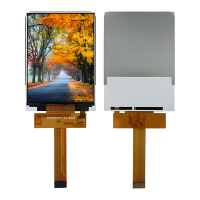 3.2 pulgadas SPI TFT LCD Display 240*320 píxeles ZIF FPC 18 pin ST7789V/ILI9341 IC del conductor