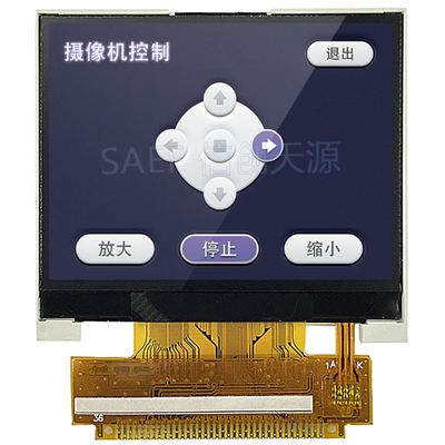 pantalla LCD táctil médica 320x240 pernos del interfaz 36 de 2,3 pulgadas ILI9342C MCU 8bits
