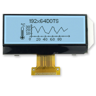 El DIENTE 192x64 LCD gráfico monocromático exhibe el interfaz positivo de FSTN UC1609C 3.3V SPI
