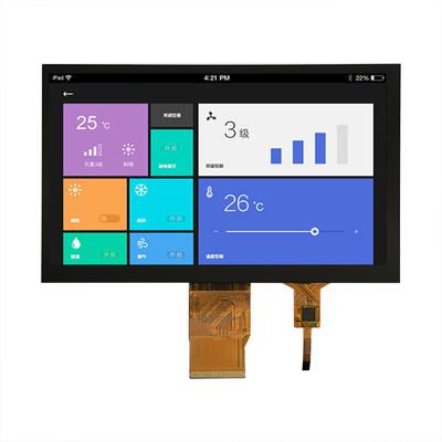 Display TFT de 7 pulgadas de grado industrial 1024X600 puntos Interfaz RGB con CTP