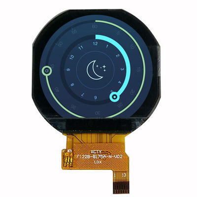 Calidad  Small Circular LCD Display , Round LCD Module Spi MCU Interface 1.22 Inch fábrica