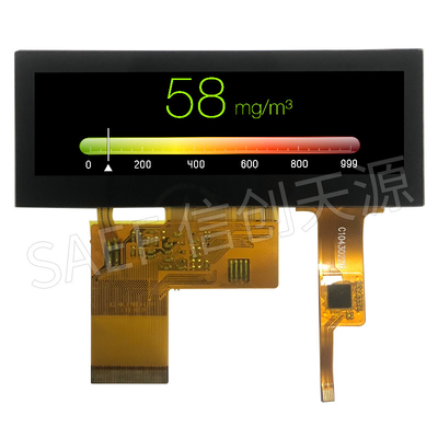 480x128 módulo del RGB TFT LCD de 3,9 pulgadas con el Pin capacitivo de la pantalla táctil 40