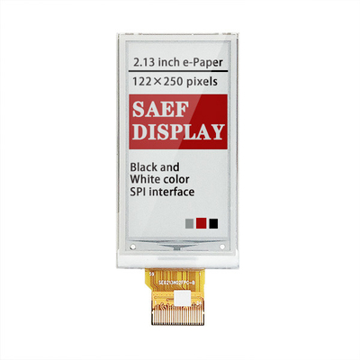 3 ALCANCE de papel electrónico del panel de la exhibición EPD de la tinta de la pulgada E de los colores 2,13 obediente