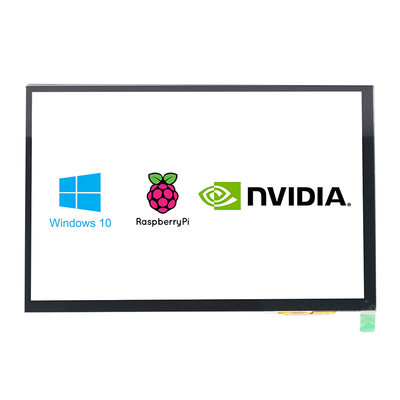 pulgada HDMI de la exhibición 10,1 del tacto de 300cd/m2-1000cd/m2 PCAP con la frambuesa pi compatible
