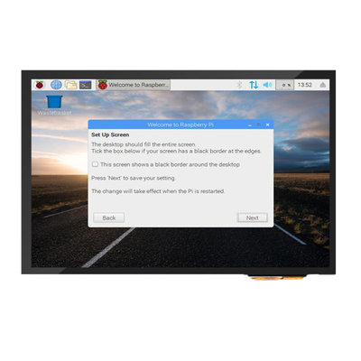 pulgada HDMI de la exhibición 10,1 del tacto de 300cd/m2-1000cd/m2 PCAP con la frambuesa pi compatible