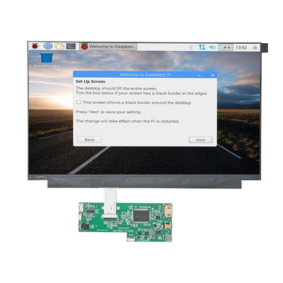 Pantalla LCD TFT HDMI FHD Raspberry Pi de 13,3 pulgadas 1920x1080 con PCAP capacitivo