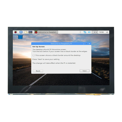 Ángulo de visión completo de la exhibición 800x480 de la frambuesa pi Dsi de la pulgada HDMI del CTP 4,3