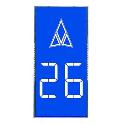 Display LCD de 7 segmentos personalizado Máquina de desinfección de aniones de ozono, controlador de aire fresco, LCD de fondo negro VA