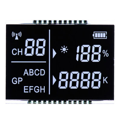 Display LCD de segmento del medidor de energía eléctrica