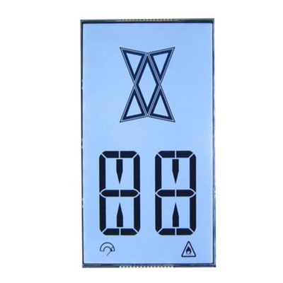 Display LCD de 7 segmentos personalizado Máquina de desinfección de aniones de ozono, controlador de aire fresco, LCD de fondo negro VA