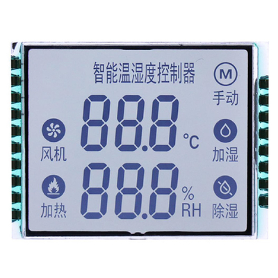Medidor de energía eléctrica LCD, pantalla LCD de segmento para 86 Medidor de energía eléctrica trifásico multifunción