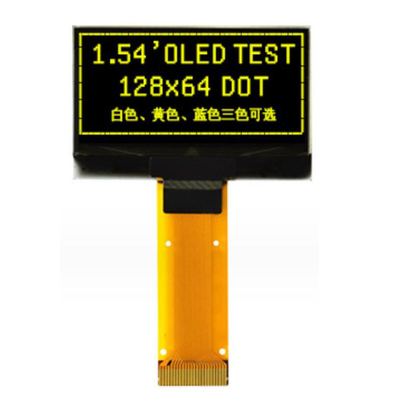 1.54 pulgadas OLED SSD1309 Pantalla monocromática con interfaces SPI paralelas y de 4 alambres