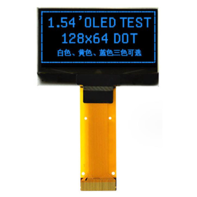 1.54 pulgadas OLED SSD1309 Pantalla monocromática con interfaces SPI paralelas y de 4 alambres