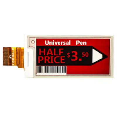 2.13 pulgadas de pantalla de tinta de papel electrónico de tres colores, 2,13 pulgadas de pantalla de papel electrónico de tinta de color EPD para venta al por menor