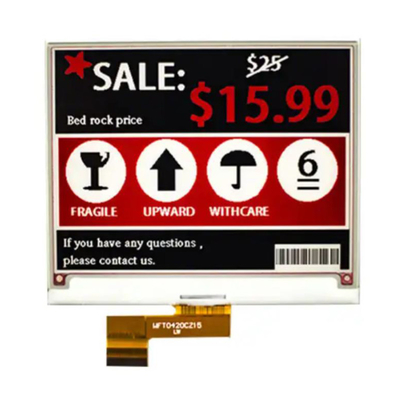 4.2 pulgadas Color E-Ink EPaper Display 400 * 300 puntos para señalización Bajo consumo de energía Ultra delgada pantalla
