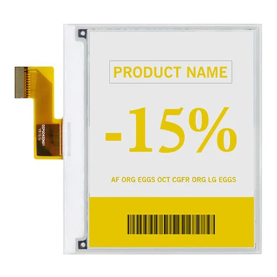 4.2 pulgadas Color E-Ink EPaper Display 400 * 300 puntos para señalización Bajo consumo de energía Ultra delgada pantalla