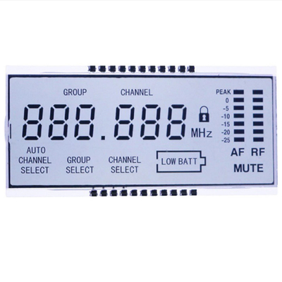 Panel LCD TN personalizado, LCD del medidor con voltaje, corriente, temperatura, caracteres/segmentos de potencia