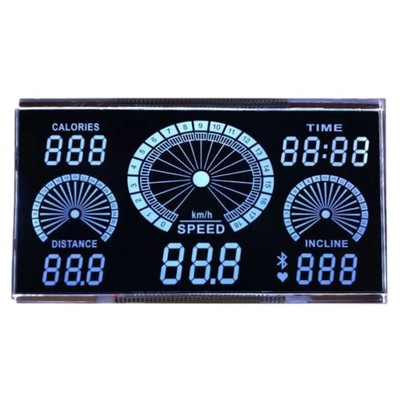 Display de panel LCD de pin metal TN HTN STN FSTN Tipo de pantalla digital de segmento