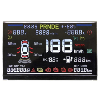 Display LCD de segmento personalizado para carretillas elevadoras de ancho de banda, pantalla LCD monocromática