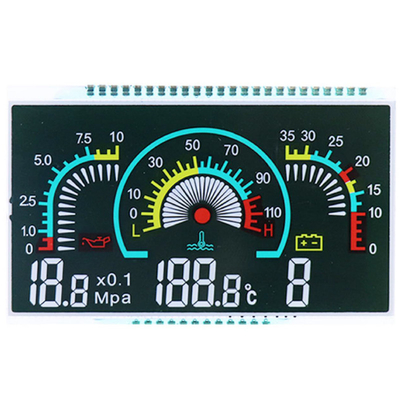 Display LCD de segmento personalizado para carretillas elevadoras de ancho de banda, pantalla LCD monocromática