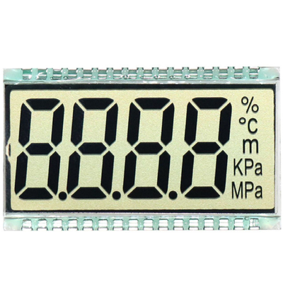 Panel LCD TN personalizado, LCD del medidor con voltaje, corriente, temperatura, caracteres/segmentos de potencia
