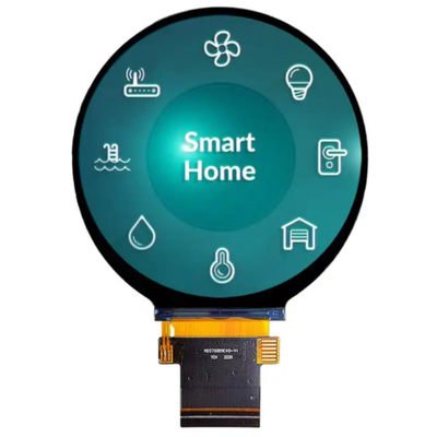 2Módulo de pantalla LCD TFT redondo de.8 pulgadas 480x480 con Tst de -30°C a 80°C y interfaz SPI RGB de 40 pines ST7701S