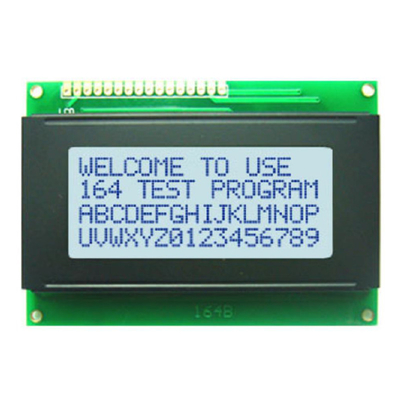 16x4 el carácter alfanumérico LCD exhibe 5V con retroiluminación LED