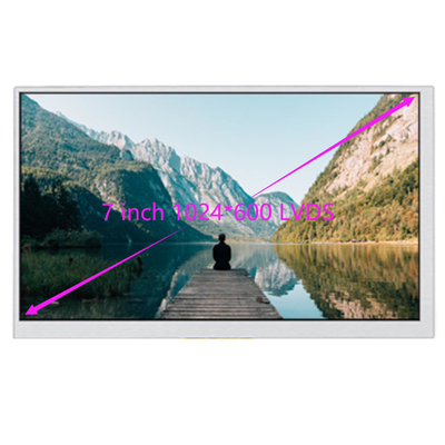 7 pulgadas 1024x600 LVDS TFT LCD con CTP, PCAP pantalla táctil 7 pulgadas IPS
