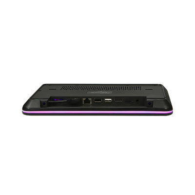 Android All-In-One 10.1 pulgadas pantalla multi-toque reproductor de publicidad 1280 * 800 con lámpara de color