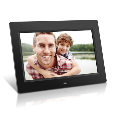 10.1 Inch Digital Photo Frame 1024x600 Loop Video Playback con 7 botones que soportan el sensor de movimiento