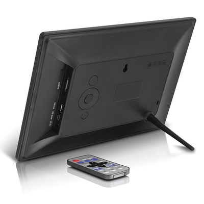 10.1 Inch Digital Photo Frame 1024x600 Loop Video Playback con 7 botones que soportan el sensor de movimiento