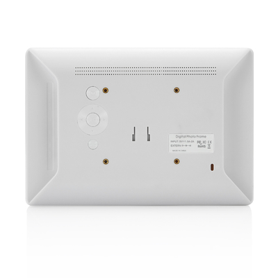 Cuadro fotográfico digital de 10,1 pulgadas montado en la pared 1280x800 IPS Pantalla rotación automática de imagen y función de vídeo