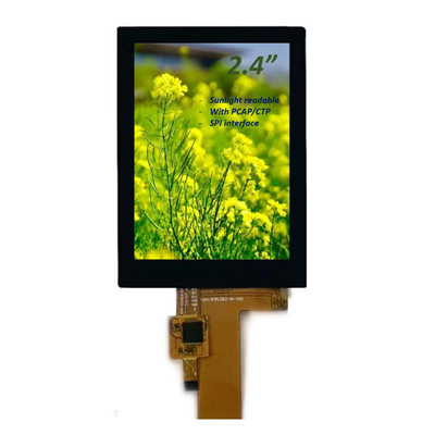 Módulo LCD de pantalla táctil de 2,4 pulgadas, pantalla táctil LCD de 2,4 pulgadas con todo el ángulo de visión