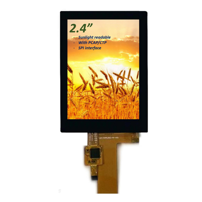 Display LCD ILI9341V de 2,4 pulgadas IPS TFT, legible a la luz del sol Interfaz SPI del controlador