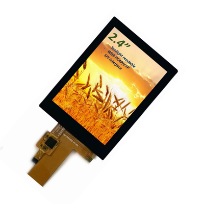 Módulo LCD de pantalla táctil de 2,4 pulgadas, pantalla táctil LCD de 2,4 pulgadas con todo el ángulo de visión