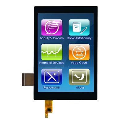 PCAP TFT Display 4 pulgadas (3,97&quot;), 4 pulgadas TFT LCD SPI+RGB Interfaz IPS Pantalla táctil capacitiva
