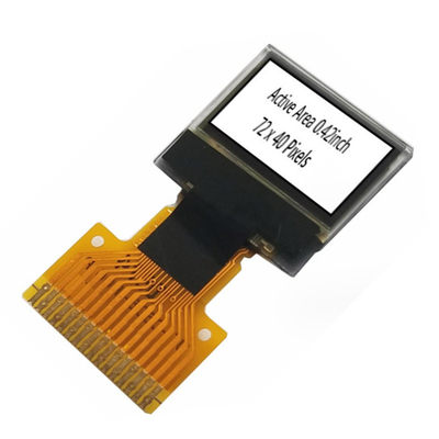 0Modulo de pantalla OLED de.42 pulgadas 72x40, Modulo de pantalla OEL de 0.42 pulgadas