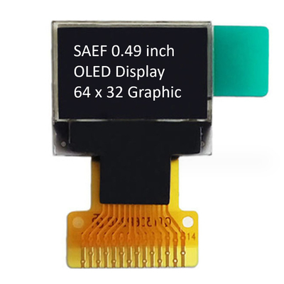 0Módulo de pantalla OLED de 49 pulgadas 64x32 Display gráfico de grado industrial