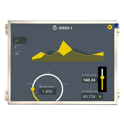 10.4 pulgadas Industrial TFT pantalla LCD 1024x768 píxeles Interfaz LVDS 30 pin