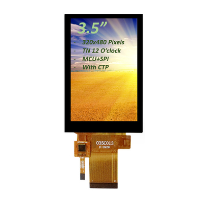 3Pantalla LCD TFT de 0,5 pulgadas con interfaz ILI9488 MCU, Pantalla LCD TFT de 3,5 pulgadas con panel táctil capacitivo