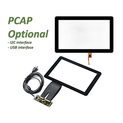 7 pulgadas de pantalla TFT LCD de amplia temperatura de funcionamiento RGB 1024x600 50 pines pantalla HMI