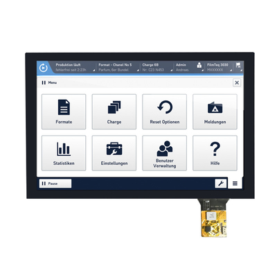 China Factory 10.1 pulgadas TFT pantalla LCD 1280x800 píxeles Tipo IPS LVDS con CTP