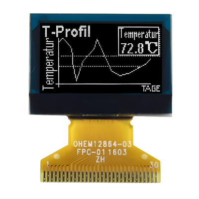 0.96 pulgadas OLED Modulo de visualización 128x64, OEL Display gráfico 0.96 pulgadas