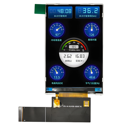 3,5" ángulo de visión completo del módulo 320x480 HVGA IPS de la exhibición de TFT LCD de la pulgada con el módulo de la exhibición de TFT Lcd del interfaz de RGB/MCU/SPI