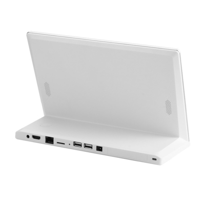 Pantalla táctil Android de 10,1 pulgadas en forma de L profesional con RJ45 POE y HDMI para aplicaciones comerciales