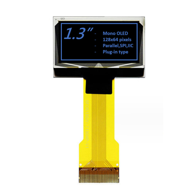 1Modulo de pantalla OLED monocromático de.3 pulgadas 128x64 píxeles Blanco/azul opcional