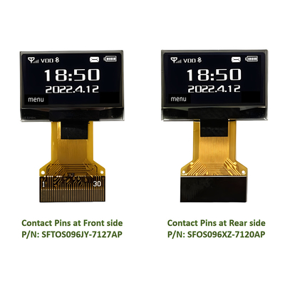0Modulo de pantalla OLED de.96 pulgadas 128x64 Pixel SPI Interfaz I2C Conexión enchufable