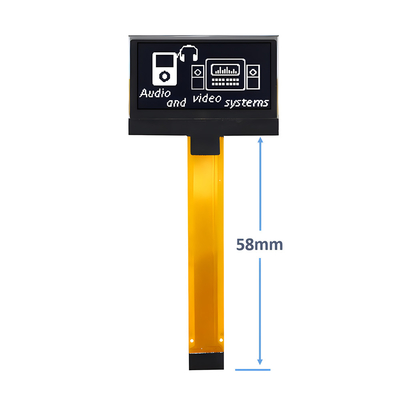 1Modulo de pantalla OLED de.3 pulgadas 128x64 16 pin con conexión ZIF CH1116 controlador